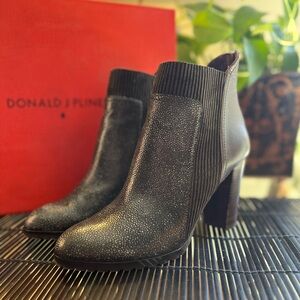 Donald J Pliner Hudson Booties, Brown, Size 8.5